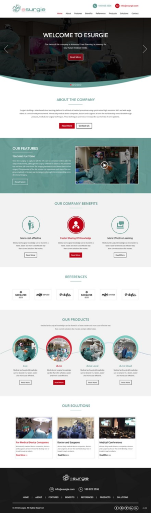Diseño Web por pb para eSurgie | Diseño: #13595392