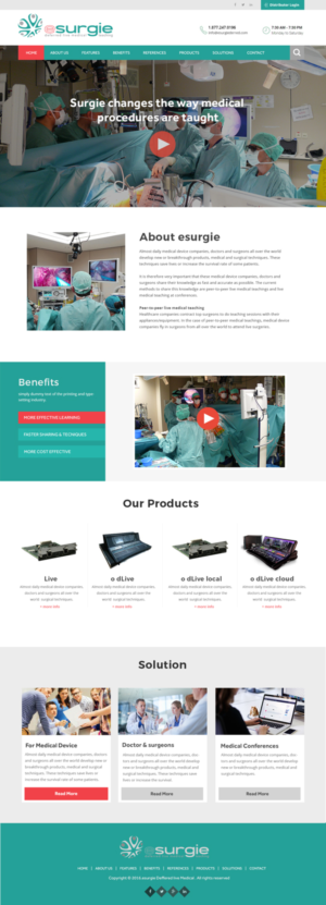 Web Design by Xclusive Designer for eSurgie | Design #13582708