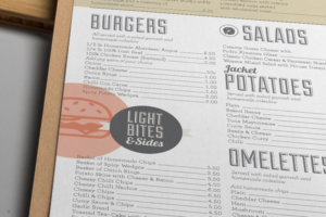 Menu Design by Image Solutions for The Wessex Bar | Design: #13614108