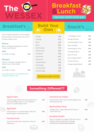 Menu Design by Neha Shinde