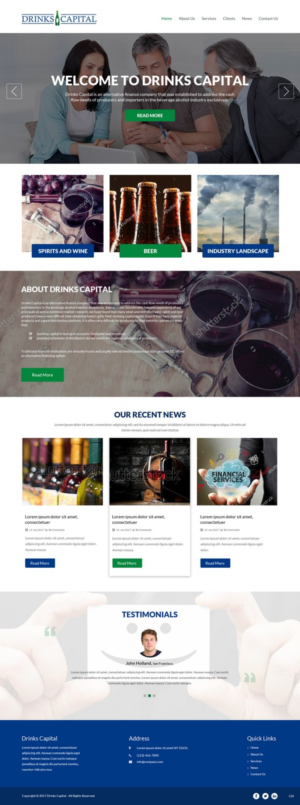 Web Design by pb for this project | Design: #13546977
