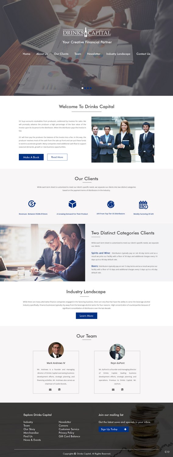 Web Design by pb for this project | Design #13561008