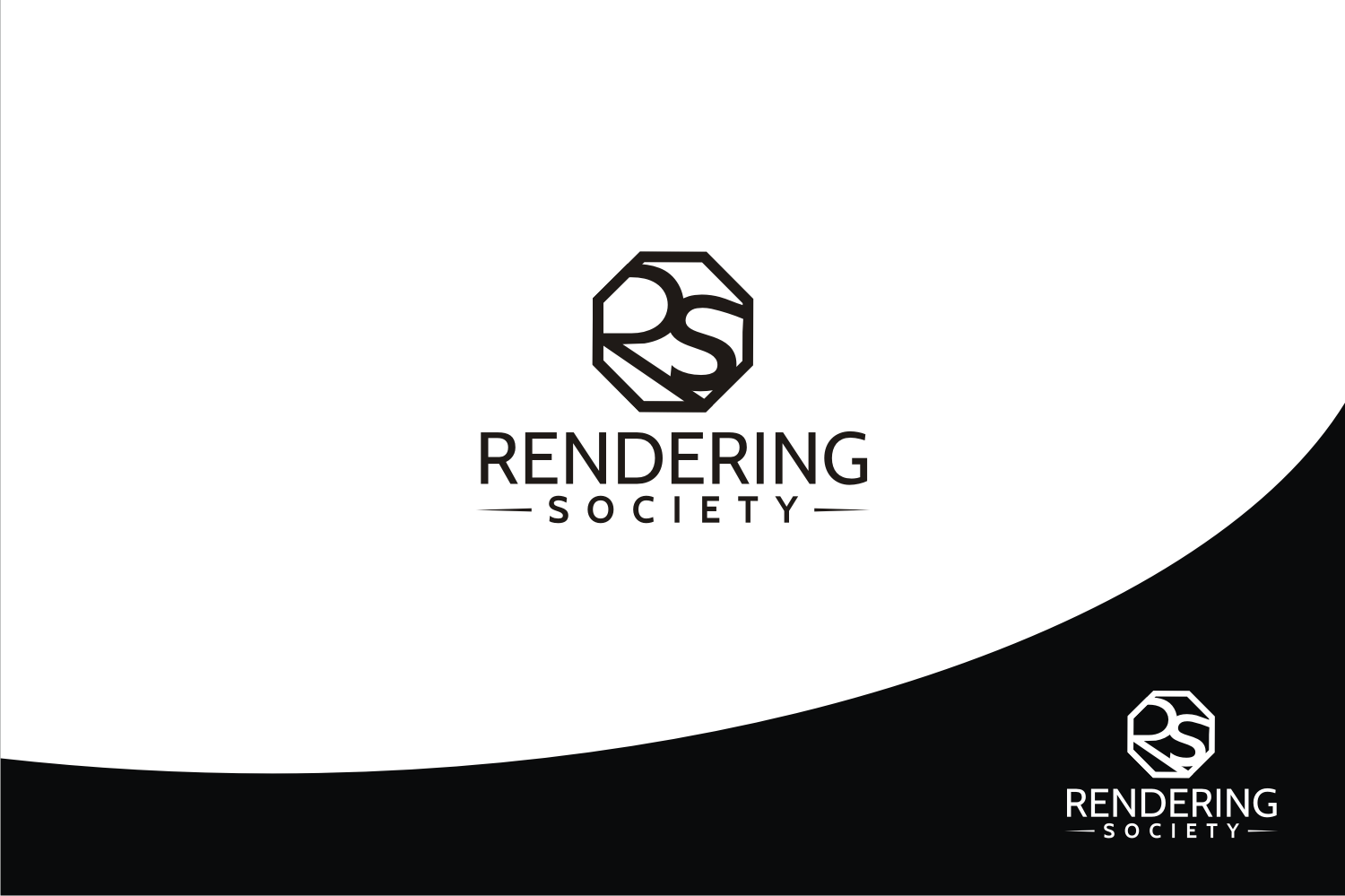 Logo Design by T I K H E - L M W for Rendering Society | Design #13925294