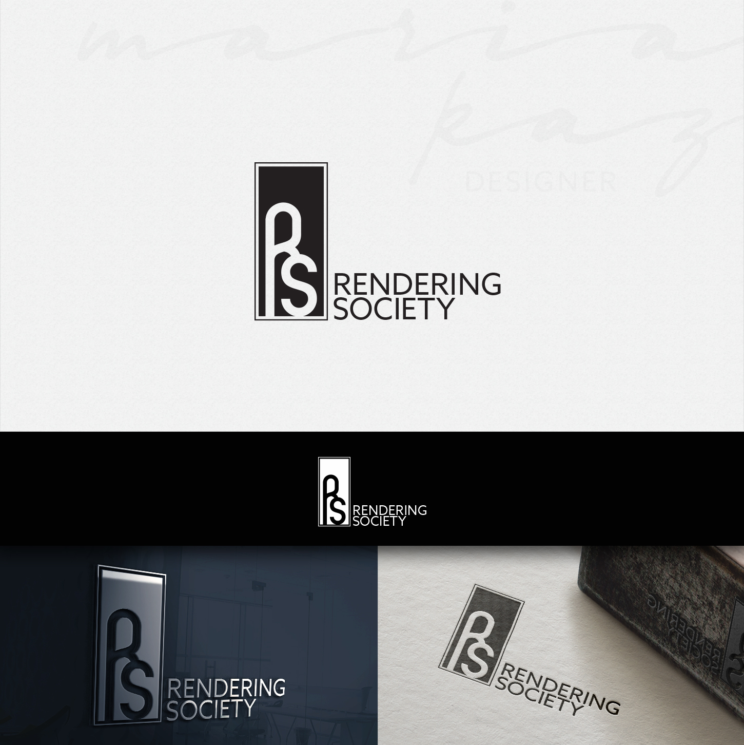 Logo Design by maria-kaz for Rendering Society | Design #13853451