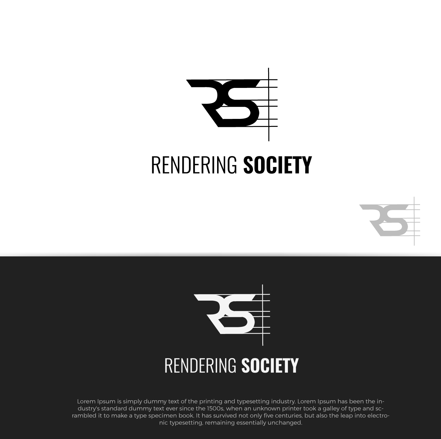 Logo Design by hics for Rendering Society | Design #13572527