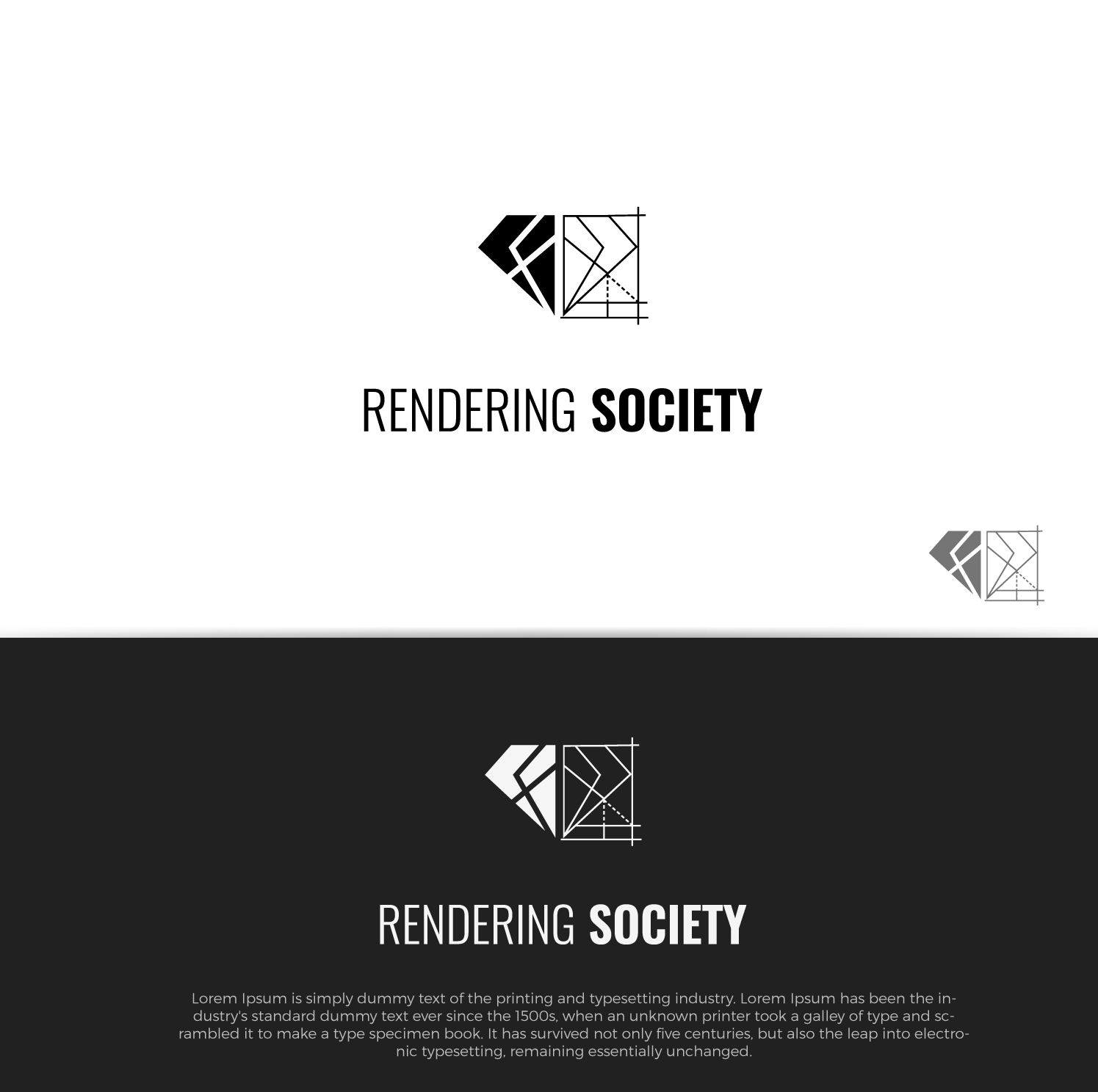 Logo Design by hics for Rendering Society | Design #13572641
