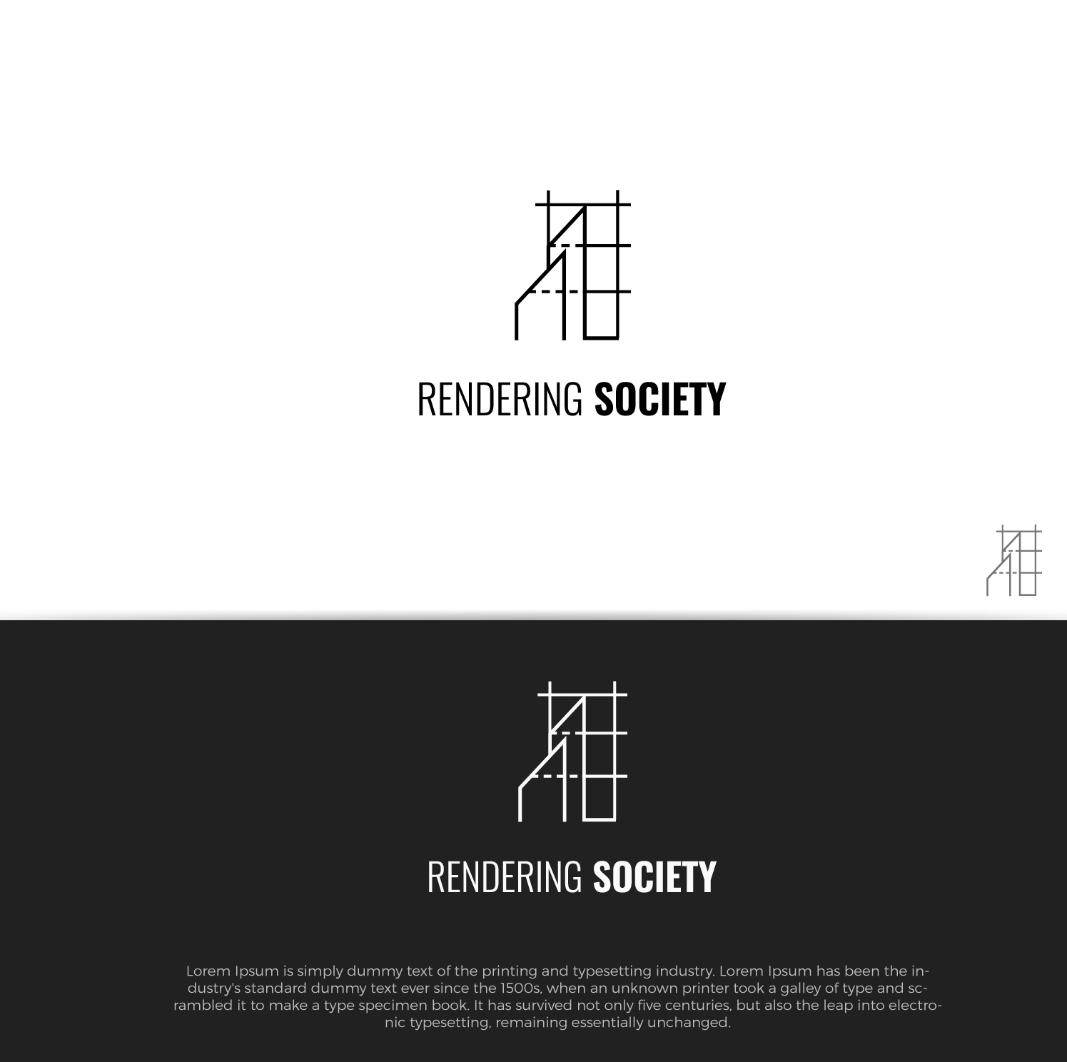 Logo Design by hics for Rendering Society | Design #13592813