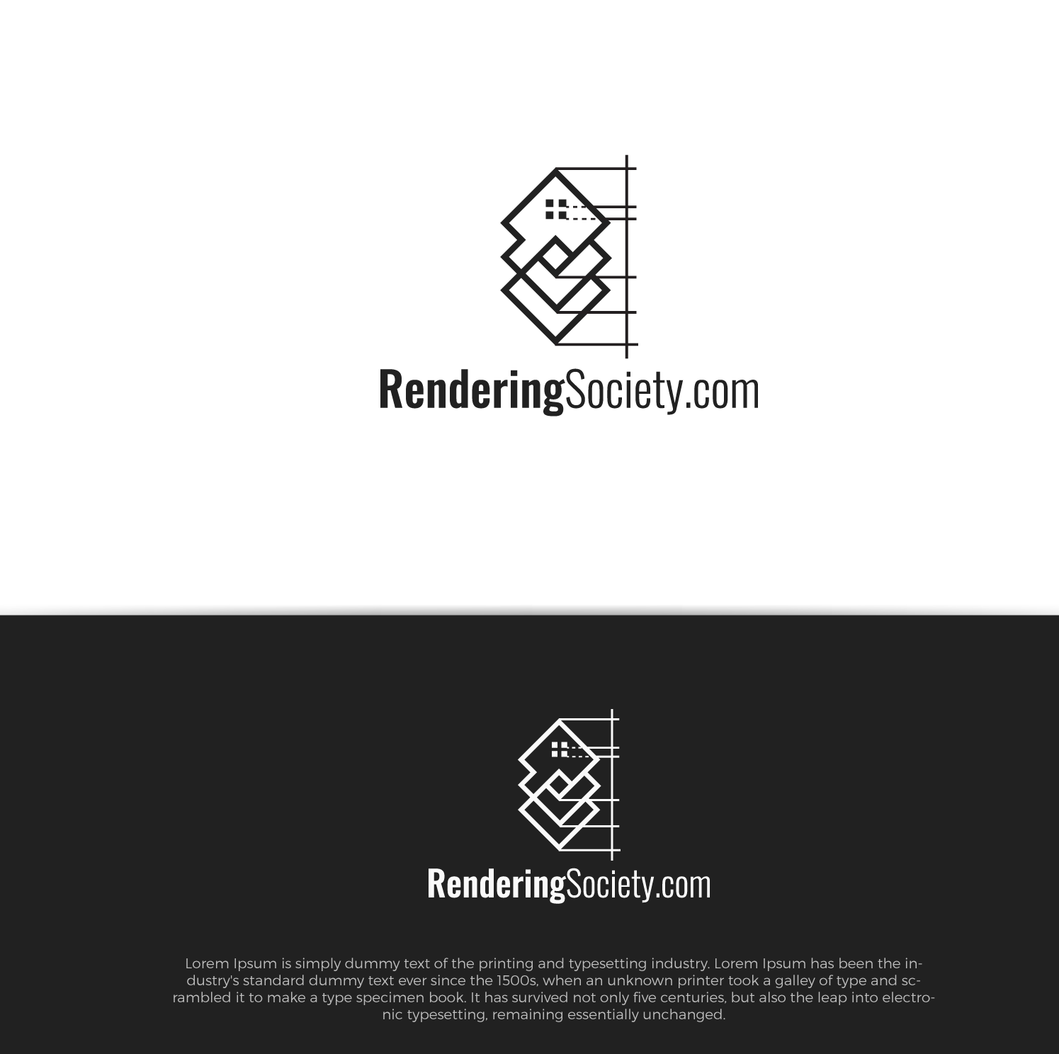 Diseño de Logo por hics para Rendering Society | Diseño #13596787