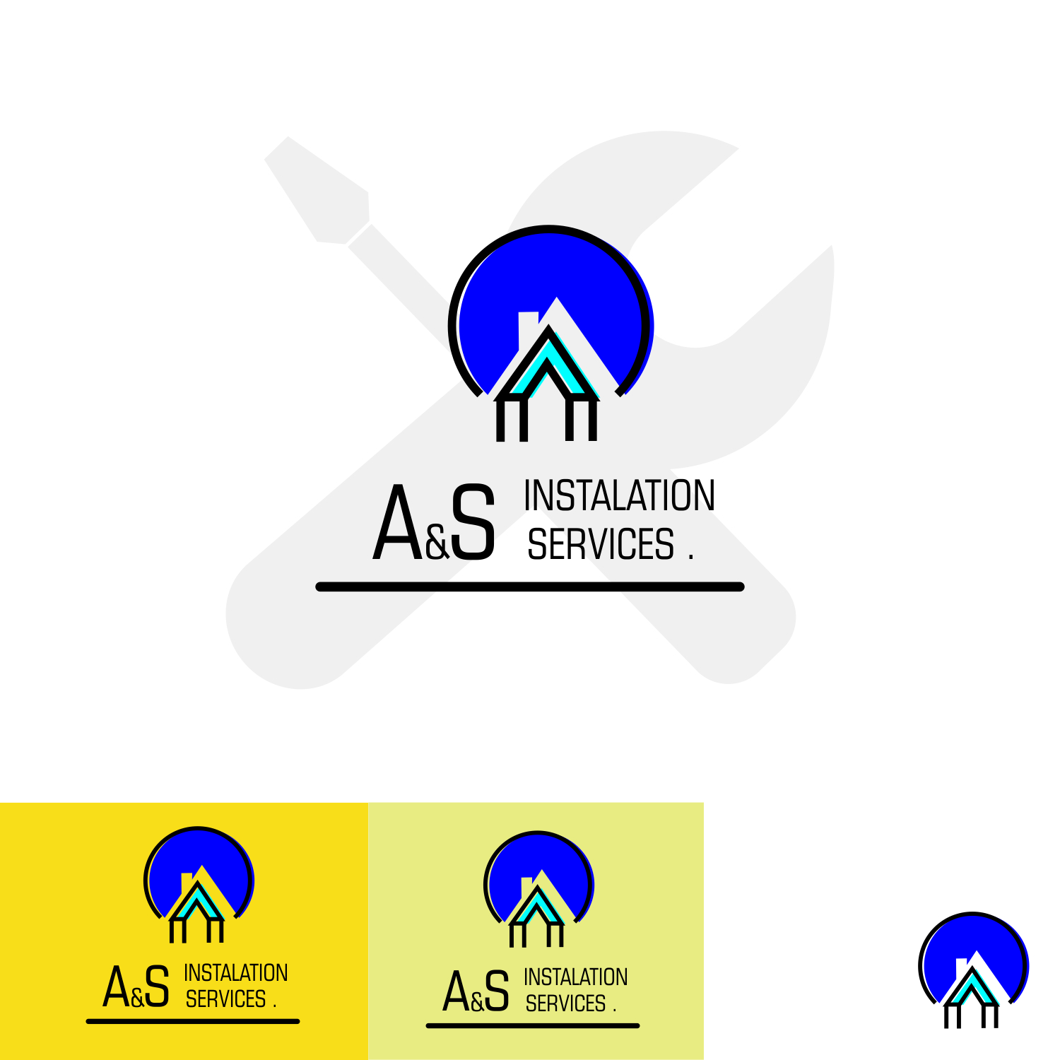 Logo Design by Gorilith for A&S Installation Services | Design #13524979