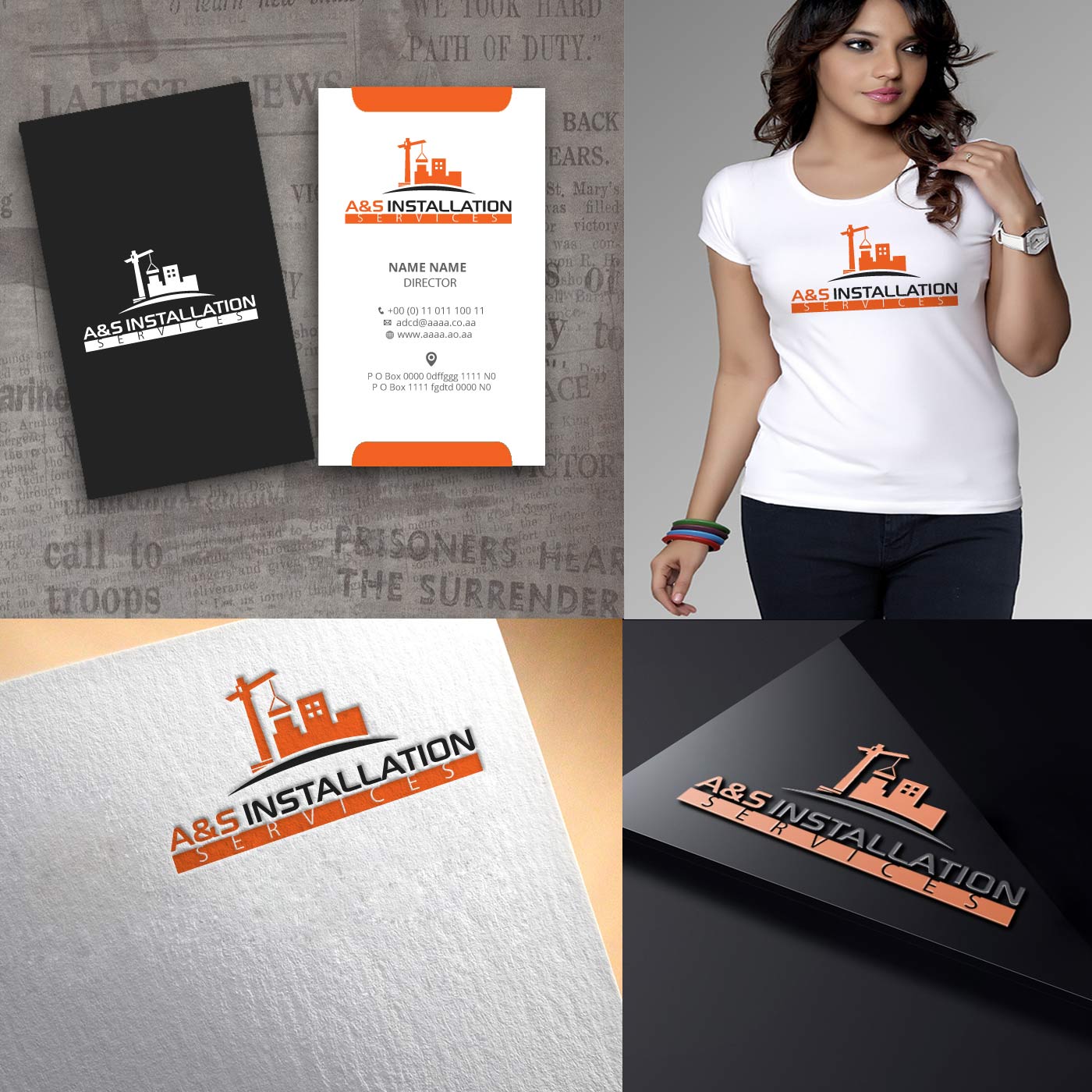 Logo Design by zebronicgraphic for A&S Installation Services | Design #13560949