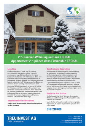 Brochure Design by DesignFive for TREUINVEST AG | Design: #13515147