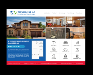 Brochure Design by uniquedesign10 for TREUINVEST AG | Design: #13523013