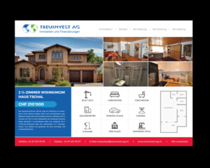 Brochure Design by uniquedesign10 for TREUINVEST AG | Design: #13523014