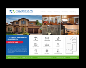Brochure Design by uniquedesign10 for TREUINVEST AG | Design: #13523015