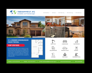 Brochure Design by uniquedesign10 for TREUINVEST AG | Design: #13523016