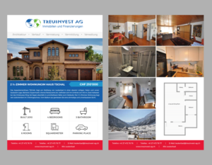 Brochure Design by uniquedesign10 for TREUINVEST AG | Design: #13572386