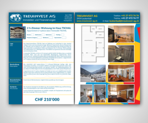 Brochure Design by neboica for TREUINVEST AG | Design: #13513924