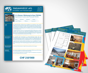 Brochure Design by neboica for TREUINVEST AG | Design: #13513925
