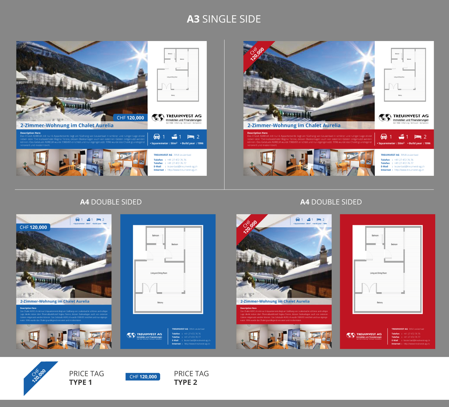 Brochure Design by mijeongyi for TREUINVEST AG | Design #13570728