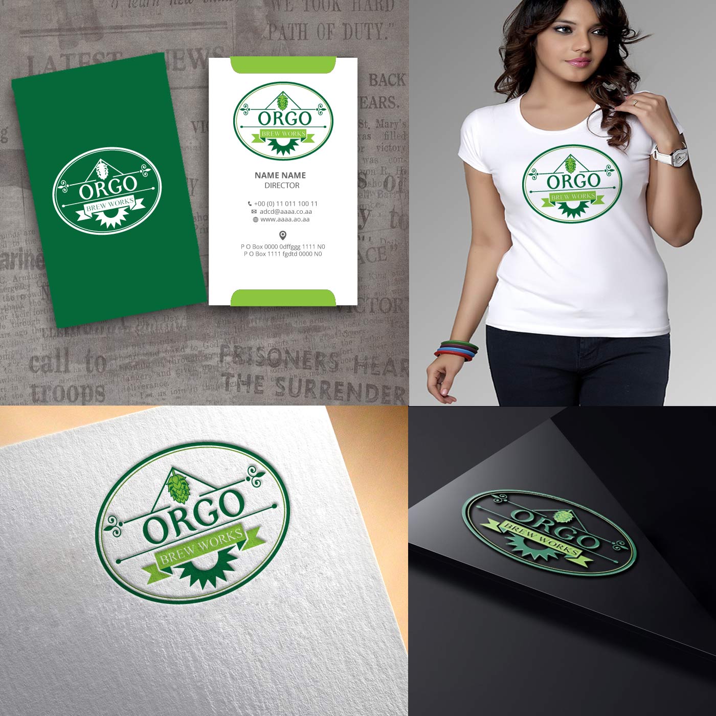 Logo Design by zebronicgraphic for ORGO Brew Works | Design #13627914