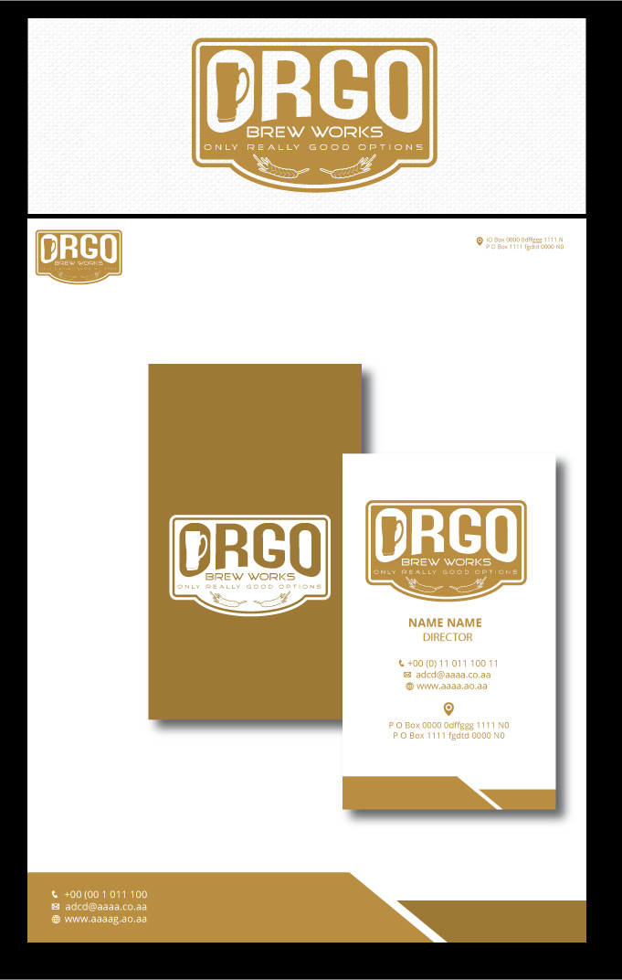 Logo Design by zebronicgraphic for ORGO Brew Works | Design #13627924