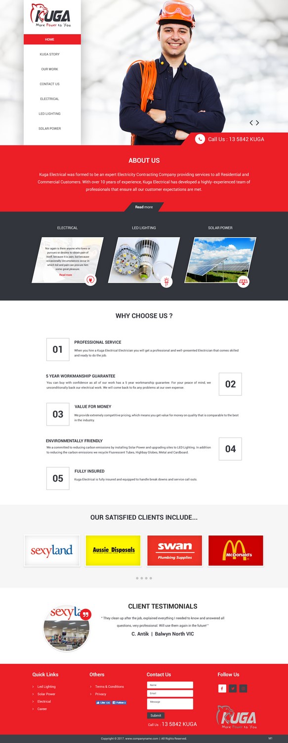 Web Design by pb for this project | Design #13547119