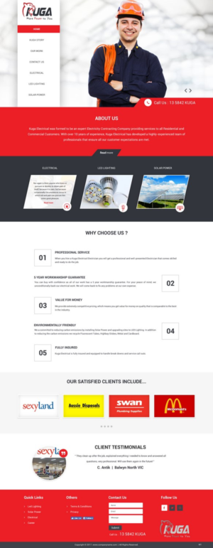 Web Design by pb for this project | Design: #13547119