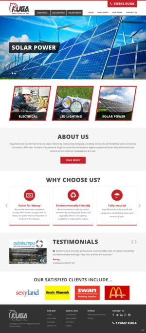 Web Design by pb for this project | Design: #13547120