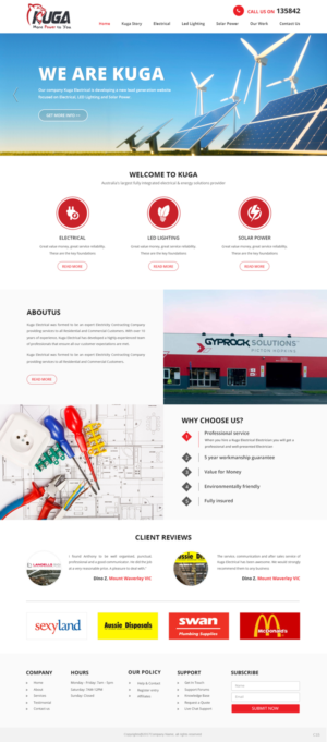 Web Design by pb for this project | Design: #13547121