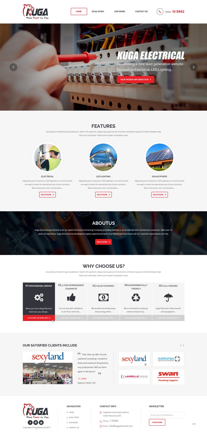 Web Design by pb for this project | Design #13547123