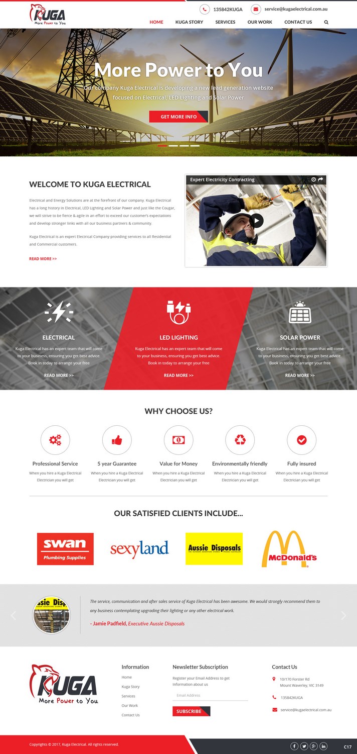 Web Design by pb for this project | Design #13547126