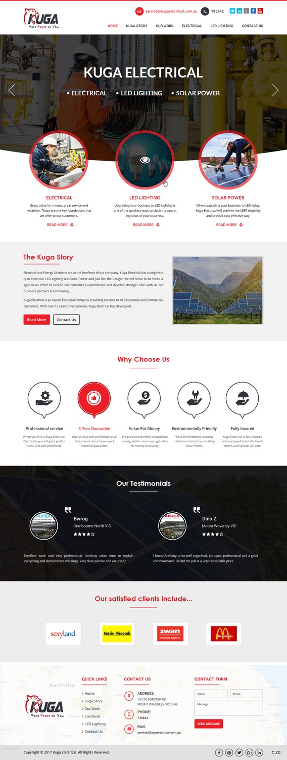 Web Design by pb for this project | Design #13561100