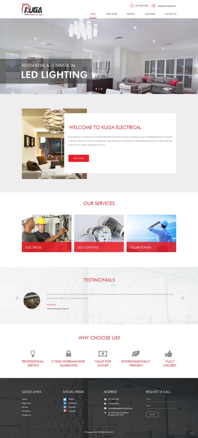 Web Design by pb for this project | Design #13561224