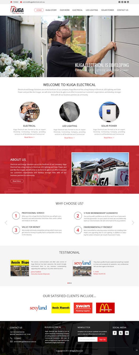 Web Design by pb for this project | Design #13574255