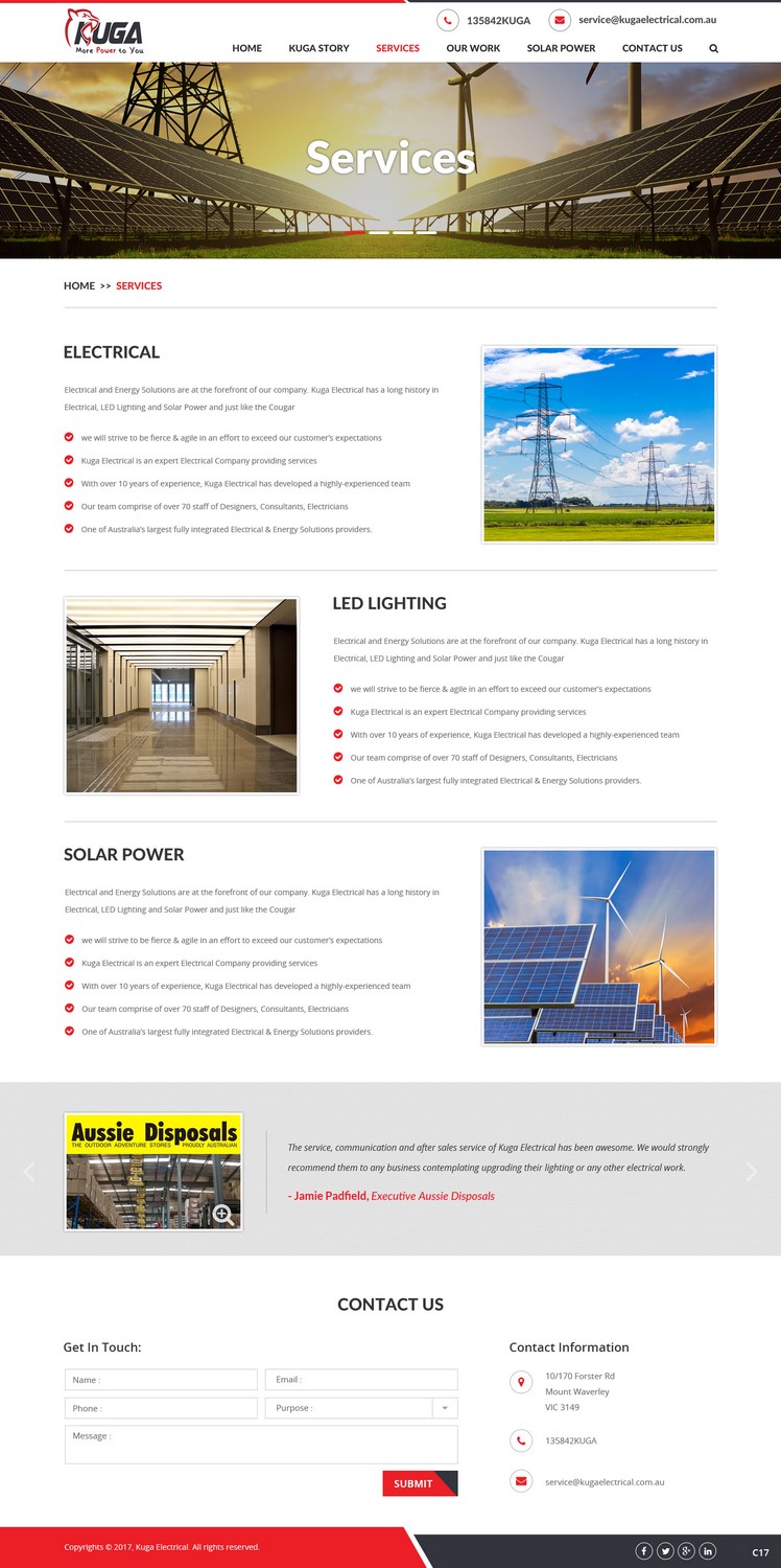 Web Design by pb for this project | Design #13627990