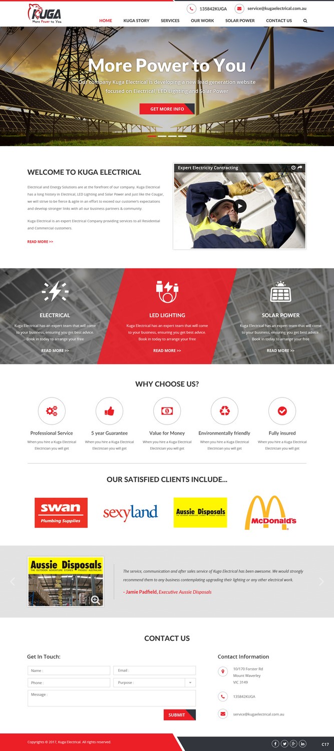 Web Design by pb for this project | Design #13627991