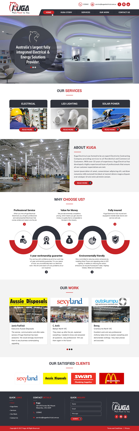 Web Design by Creative Design for this project | Design #13562824