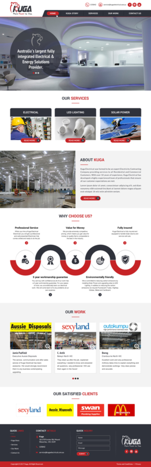 Web Design by Creative Design for this project | Design: #13562824