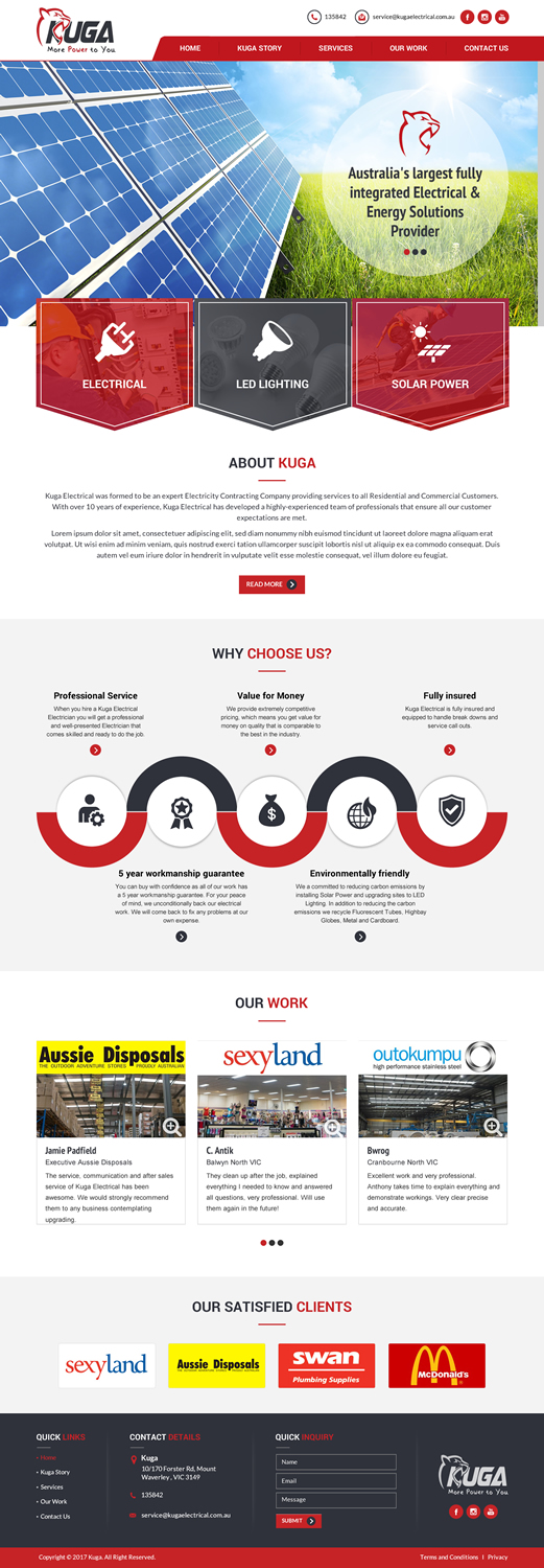 Web Design by Creative Design for this project | Design #13562825