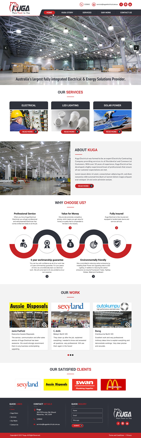 Web Design by Creative Design for this project | Design #13562826