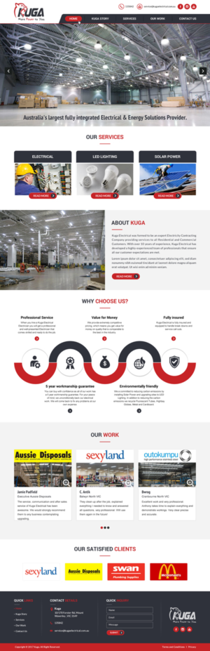 Web Design by Creative Design for this project | Design: #13562826