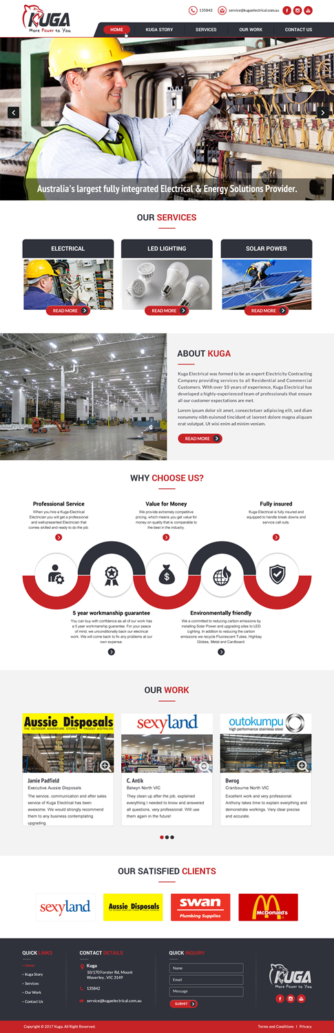 Web Design by Creative Design for this project | Design #13562827