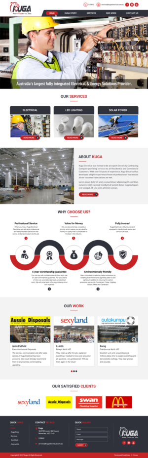 Web Design by Creative Design for this project | Design: #13562827