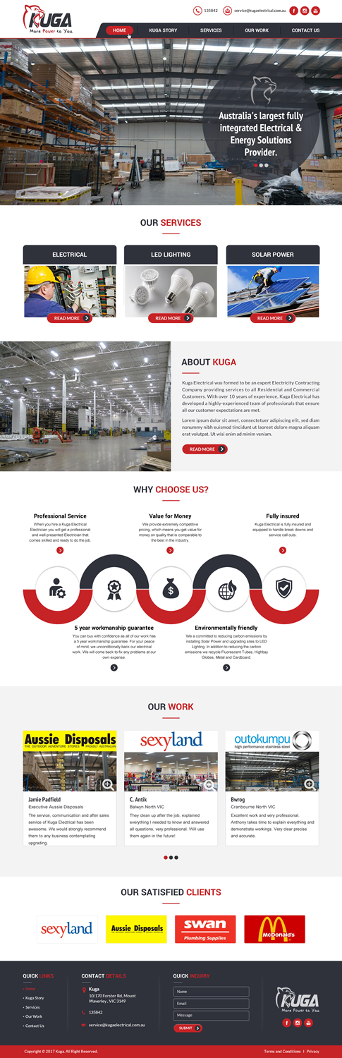 Web Design by Creative Design for this project | Design #13562828