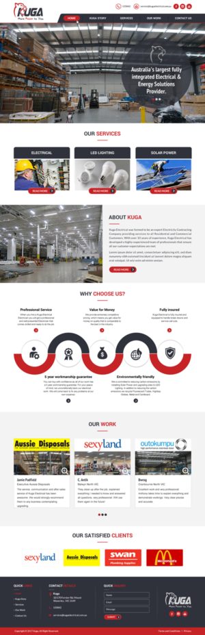 Web Design by Creative Design for this project | Design: #13562828