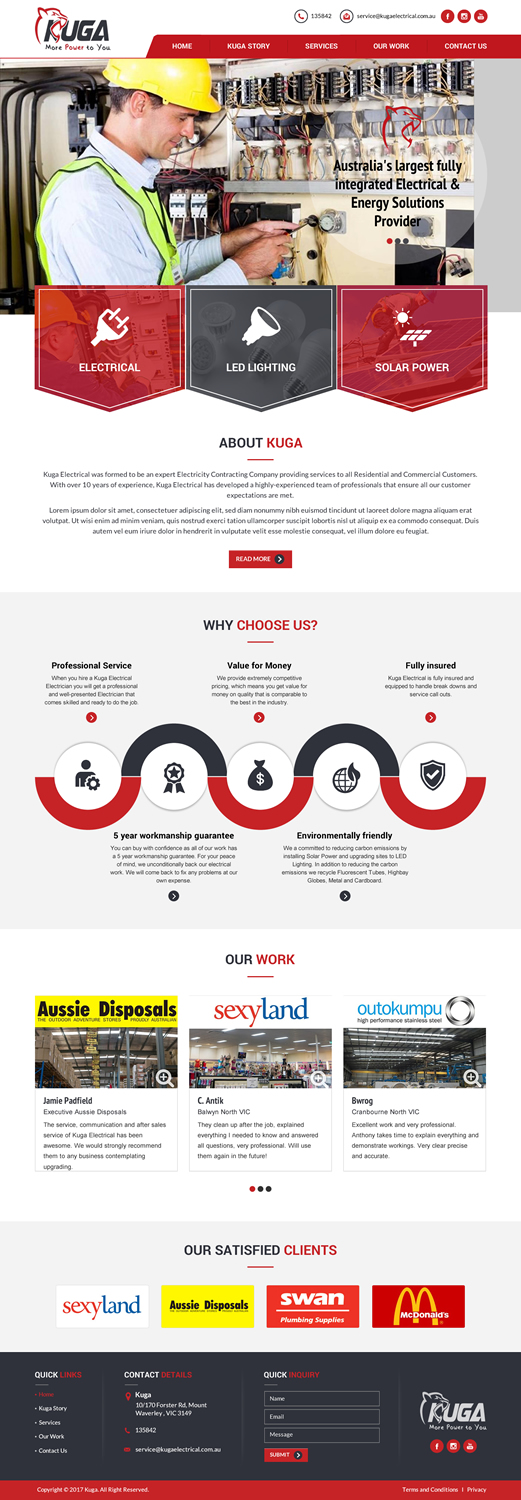 Web Design by Creative Design for this project | Design #13562834