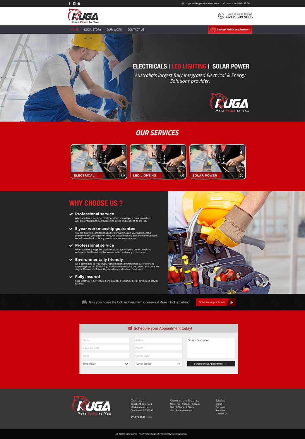 Web Design by krishankm92 for this project | Design #13526068