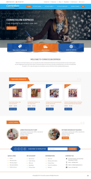 Web Design by pb for Curriculum Express | Design: #13546964
