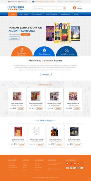 Web Design by pb for Curriculum Express | Design: #13546966