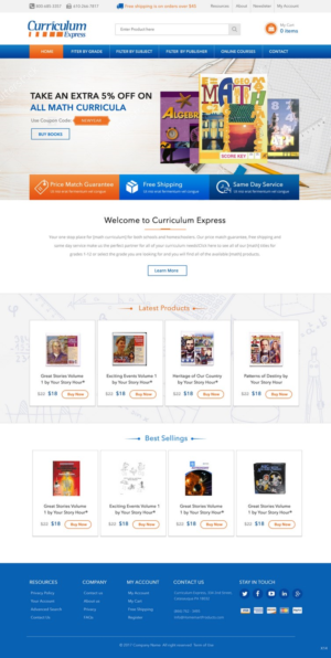 Web Design by pb for Curriculum Express | Design: #13546967